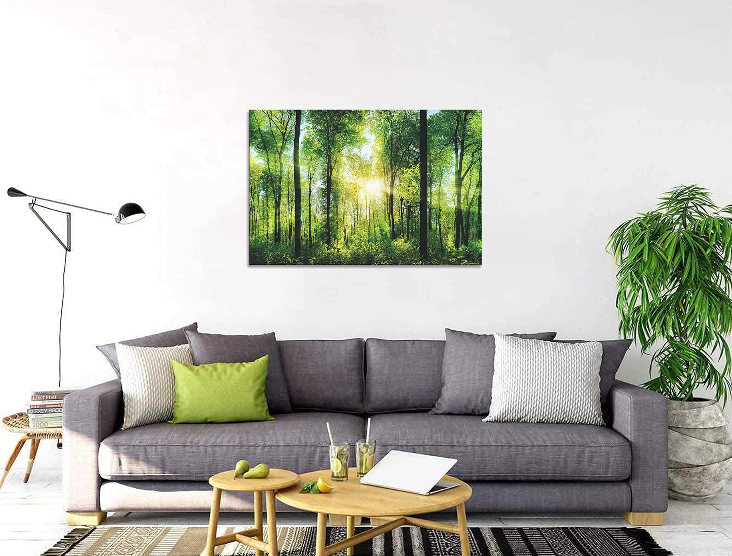 新品　ガラス壁掛け　アートパネル ポスター　アートフレーム 自然風景　橋絵画 壁掛けアート アートパネル 風景画/イラストレーター 高橋宣孝